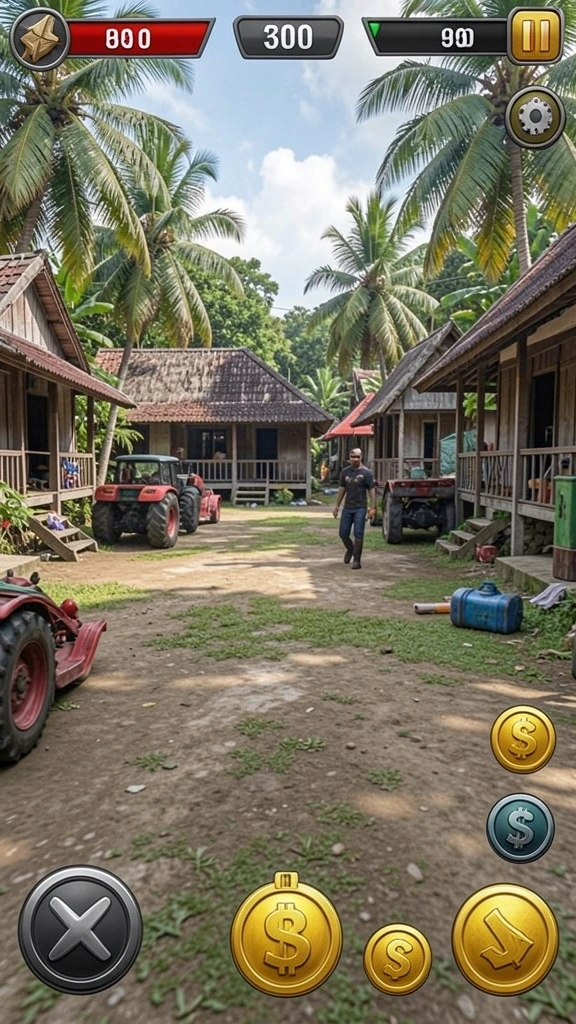 33l - Menunjukkan karakter utama yang siap untuk bertualang.