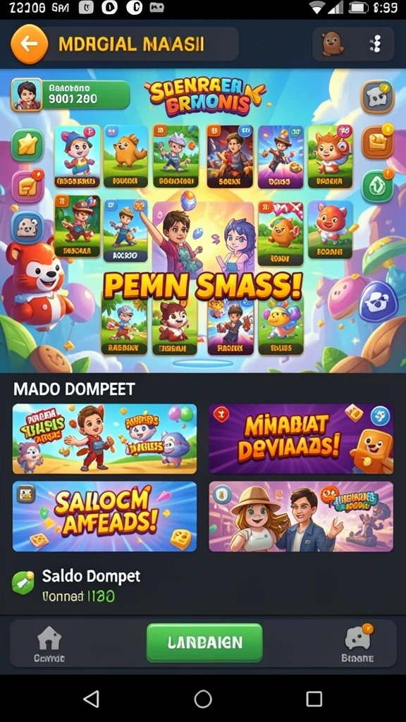 hakim4d - Tampilan awal yang menarik dan intuitif.
