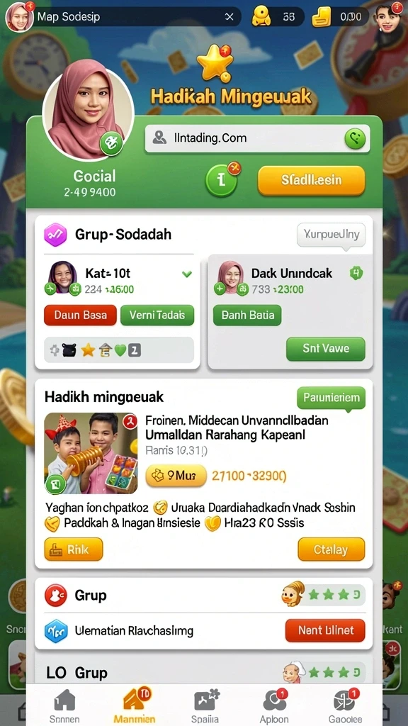 idagame - Tampilan awal IDAGAME dengan antarmuka yang menarik.