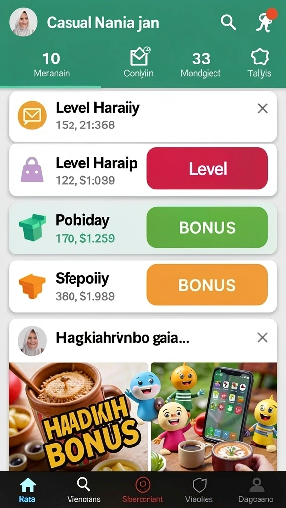 luckydf - Gameplay yang menantang dengan berbagai mode.
