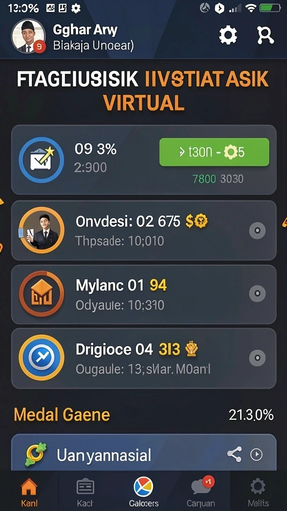 ollo4d - Screenshot menunjukkan karakter utama dalam aksi.