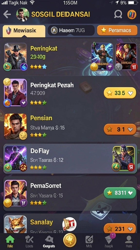 rp55 - Tangkapan layar petualangan karakter utama.